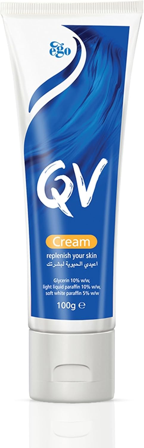 كريم QV مرطب للبشرة الجافة والحساسة 100 جم